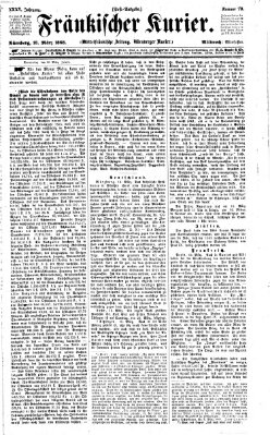 Fränkischer Kurier Mittwoch 18. März 1868