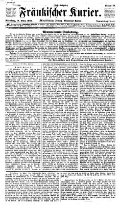 Fränkischer Kurier Donnerstag 19. März 1868