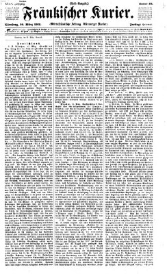 Fränkischer Kurier Freitag 20. März 1868