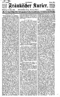 Fränkischer Kurier Sonntag 29. März 1868