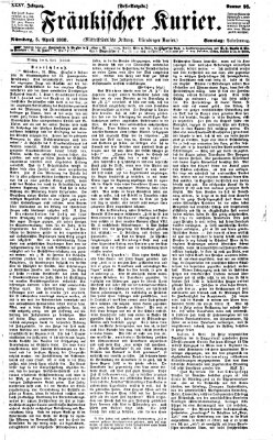 Fränkischer Kurier Sonntag 5. April 1868