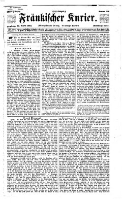 Fränkischer Kurier Mittwoch 29. April 1868