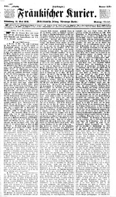 Fränkischer Kurier Montag 18. Mai 1868