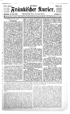 Fränkischer Kurier Dienstag 26. Mai 1868