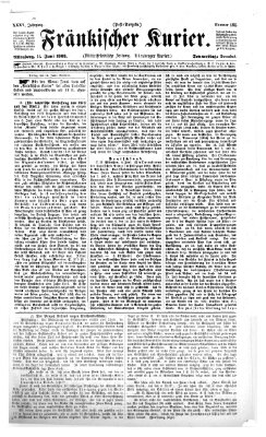 Fränkischer Kurier Donnerstag 11. Juni 1868