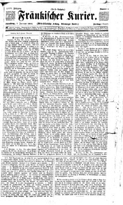 Fränkischer Kurier Freitag 1. Januar 1869