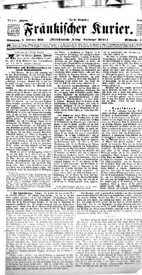 Fränkischer Kurier Mittwoch 6. Januar 1869