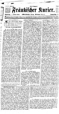 Fränkischer Kurier Donnerstag 7. Januar 1869