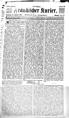 Fränkischer Kurier Montag 25. Januar 1869