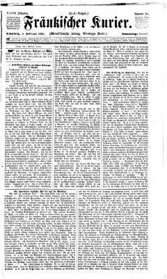 Fränkischer Kurier Donnerstag 4. Februar 1869