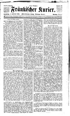 Fränkischer Kurier Montag 8. Februar 1869