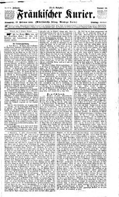 Fränkischer Kurier Dienstag 23. Februar 1869