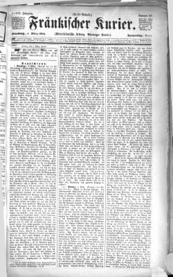 Fränkischer Kurier Donnerstag 4. März 1869