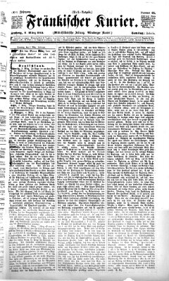 Fränkischer Kurier Samstag 6. März 1869