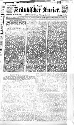 Fränkischer Kurier Montag 15. März 1869