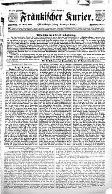 Fränkischer Kurier Mittwoch 24. März 1869