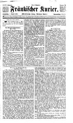 Fränkischer Kurier Donnerstag 1. April 1869