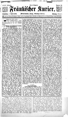 Fränkischer Kurier Montag 5. April 1869