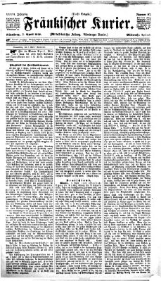 Fränkischer Kurier Mittwoch 7. April 1869