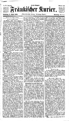 Fränkischer Kurier Sonntag 11. April 1869