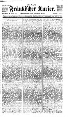 Fränkischer Kurier Sonntag 18. April 1869