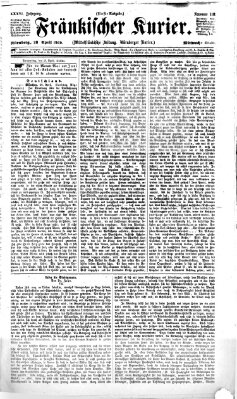 Fränkischer Kurier Mittwoch 28. April 1869