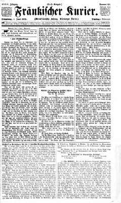 Fränkischer Kurier Dienstag 1. Juni 1869