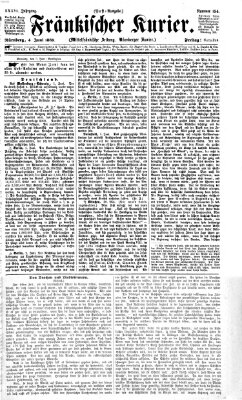 Fränkischer Kurier Freitag 4. Juni 1869