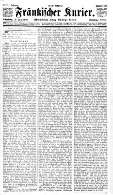 Fränkischer Kurier Samstag 12. Juni 1869