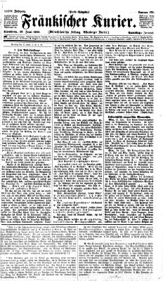 Fränkischer Kurier Samstag 26. Juni 1869