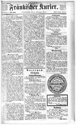 Fränkischer Kurier Donnerstag 1. Juli 1869