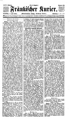 Fränkischer Kurier Sonntag 4. Juli 1869