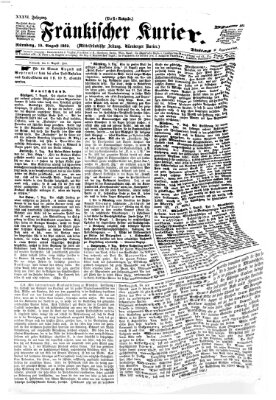 Fränkischer Kurier Dienstag 10. August 1869