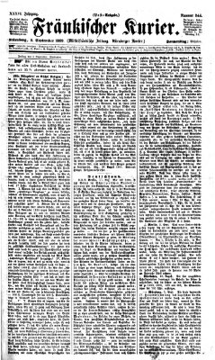 Fränkischer Kurier Donnerstag 2. September 1869