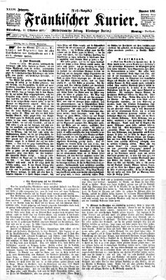 Fränkischer Kurier Montag 11. Oktober 1869