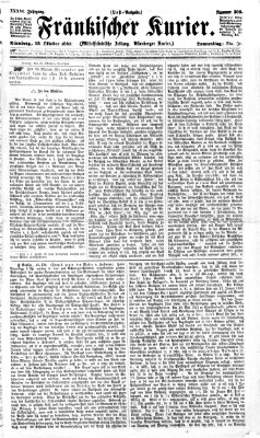 Fränkischer Kurier Donnerstag 28. Oktober 1869