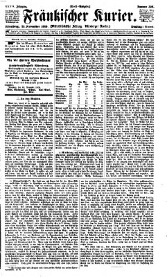 Fränkischer Kurier Dienstag 23. November 1869