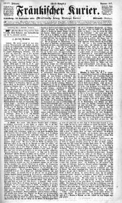 Fränkischer Kurier Mittwoch 24. November 1869