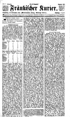 Fränkischer Kurier Dienstag 30. November 1869