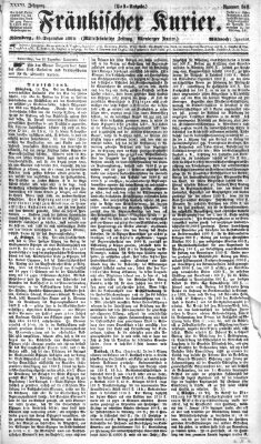 Fränkischer Kurier Mittwoch 15. Dezember 1869