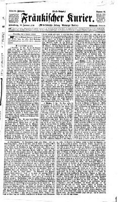 Fränkischer Kurier Mittwoch 12. Januar 1870