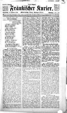 Fränkischer Kurier Sonntag 16. Januar 1870