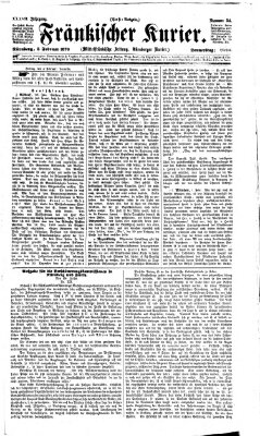 Fränkischer Kurier Donnerstag 3. Februar 1870