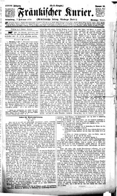 Fränkischer Kurier Montag 7. Februar 1870