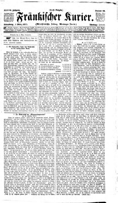 Fränkischer Kurier Dienstag 1. März 1870