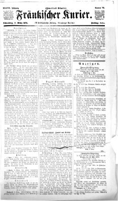 Fränkischer Kurier Freitag 11. März 1870