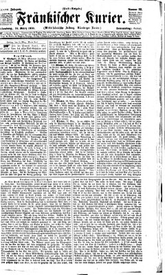 Fränkischer Kurier Donnerstag 24. März 1870