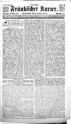 Fränkischer Kurier Mittwoch 30. März 1870