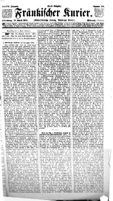 Fränkischer Kurier Mittwoch 13. April 1870