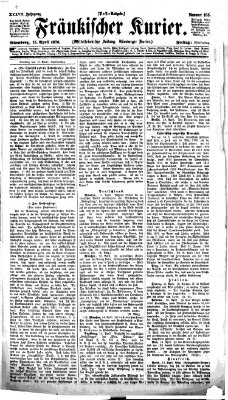 Fränkischer Kurier Freitag 15. April 1870